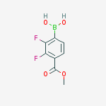 Structure of 2,3-Difluoro-4-(methoxycarbonyl)phenylboronic acid