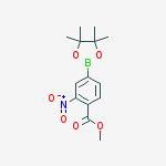 Structure of Methyl 2-nitro-4-(4,4,5,5-tetramethyl-1,3,2-dioxaborolan-2-yl)benzoate