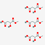 Structure of 2-HYDROXYSUCCINIC ACID METHYL ESTER