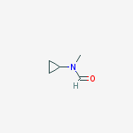 Chemical structure of N-Cyclopropyl-N-methylformamide