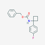 Structure of Benzyl N-[1-(4-fluorophenyl)cyclobutyl]carbamate