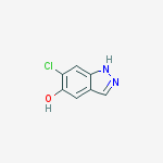 Structure of 6-Chloro-5-hydroxy-1H-indazole