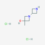 Structure of 1-(Azetidin-3-yl)-3-methylazetidin-3-ol dihydrochloride
