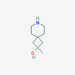 2-Methyl-7-azaspiro[3.5]nonan-2-ol结构式