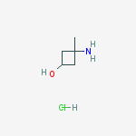Structure of TRANS-3-AMINO-3-METHYLCYCLOBUTANOL HYDROCHLORIDE