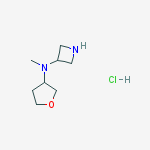 Structure of N-methyl-N-(tetrahydrofuran-3-yl)azetidin-3-amine  dihydrochloride