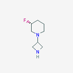 Structure of (R)-1-(Azetidin-3-yl)-3-fluoropiperidine