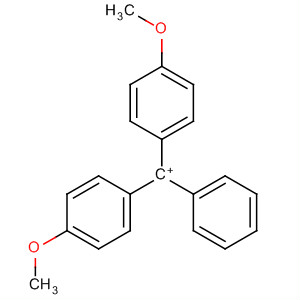 Methylium, bis(4-methoxyphenyl)phenyl-结构式