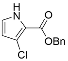 Structure of benzyl 3-chloro-1H-pyrrole-2-carboxylate