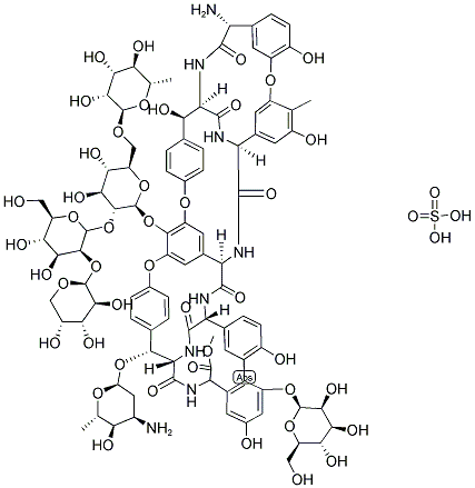 Structure of ristocetin