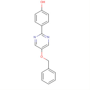 Structure of Phenol, 4-[5-(phenylmethoxy)-2-pyrimidinyl]-