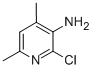 2-氯-4,6-二甲基吡啶-3-胺结构式