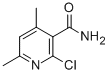 Structure of 2-CHLORO-4,6-DIMETHYLNICOTINAMIDE