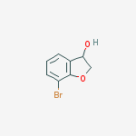 Structure of 7-bromo-2,3-dihydro-1-benzofuran-3-ol