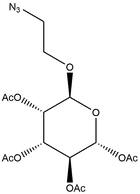 Structure of 2’-Azidoethyl-2,3,4,6-tetra-O-acetyl-α-D-mannopyranoside