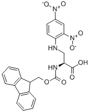 Structure of FMOC-DAP(FMOC)-OH