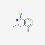 Structure of 4-Chloro-8-fluoro-2-methylquinazoline