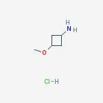 Structure of 3-METHOXYCYCLOBUTANAMINE HYDROCHLORIDE