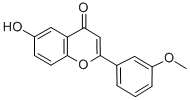 Structure of 6-HYDROXY-3-METHOXYFLAVONE