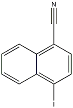 4-Iodonaphthalene-1-carbonitrile结构式