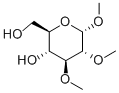 Structure of methyl 2,3-di-O-methyl-alpha-D-glucopyranoside
