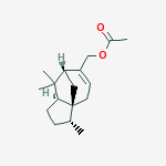 1H-3A,7-METHANOAZULENE-6-METHANOL,2,3,4,7,8,8A-HEXAHYDRO-3,8,8-TRIMETHYL-,ACETATE,(3R,3AS,7R,8AS)-结构式