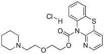 Structure of 2-[2-(piperidin-1-yl)ethoxy]ethyl 10H-pyrido[3,2-b][1,4]benzothiazine-10-carboxylate hydrochloride