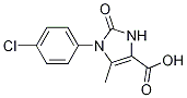 Structure of 1-(4-Chloro-phenyl)-5-methyl-2-oxo-2,3-dihydro-1H-imidazole-4-carboxylic acid