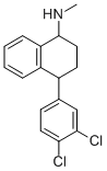 Structure of 4(3,4-DICHLOROPHENYL)1,2,3,4-TETRAHYDRO-N-METHYL-1-NAPHTHALENE AMINE RACEMATE