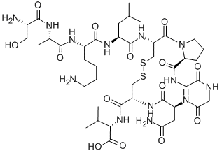 Structure of SER-ALA-ALLORESACT