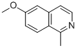 Structure of 1-Methyl-6-methoxyisoquinolinol