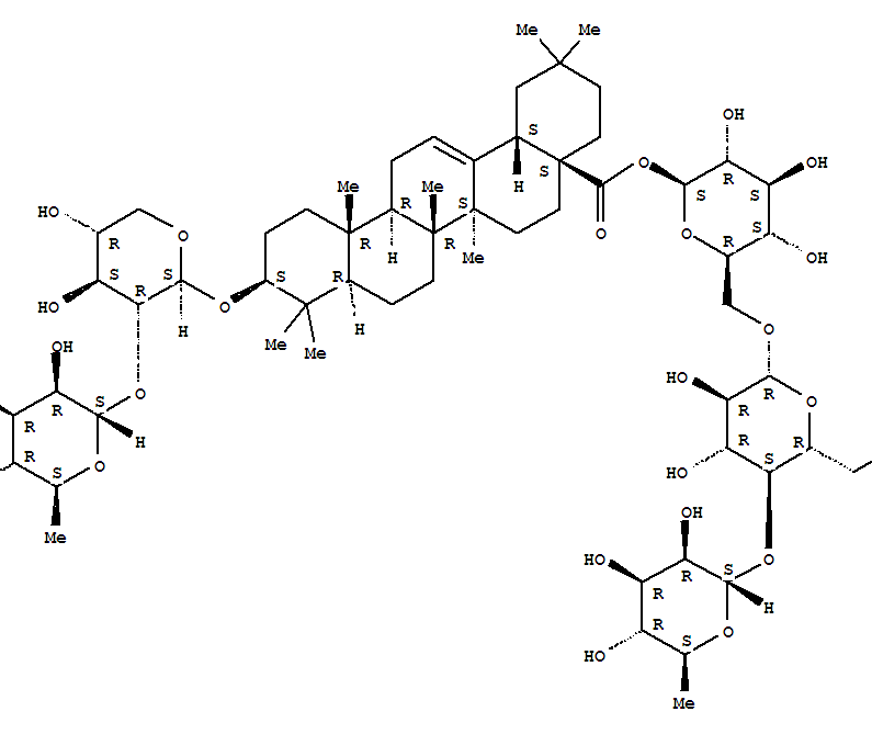Structure of FlaccidosideII