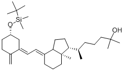 Structure of 6-(4-{2-[5-(tert-Butyl-dimethyl-silanyloxy)-2-methylene-cyclohexylidene]-ethylidene}-7a-methyl-octahydro-inden-1-yl)-2-methyl-heptan-2-ol