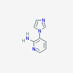 Structure of 3-imidazol-1-ylpyridin-2-amine