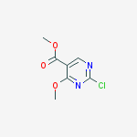 Structure of methyl 2-chloro-4-methoxypyrimidine-5-carboxylate