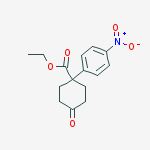Structure of Ethyl 1-(4-nitrophenyl)-4-oxocyclohexanecarboxylate