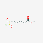 Structure of METHYL 5-(CHLOROSULFONYL)PENTANOATE