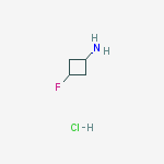 Structure of CIS-3-FLUOROCYCLOBUTANAMINE HYDROCHLORIDE