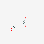 Structure of METHYL 3-OXO-1-METHYL-CYCLOBUTANECARBOXYLATE
