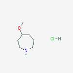 Structure of 4-Methoxy-hexahydro-1H-azepine hydrochloride