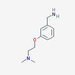 Structure of Benzenemethanamine, 3-[2-(dimethylamino)ethoxy]-