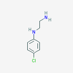 Structure of 1,2-Ethanediamine, N-(4-chlorophenyl)-