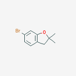 Benzofuran, 6-bromo-2,3-dihydro-2,2-dimethyl-结构式