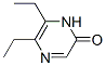 Structure of 2(1H)-Pyrazinone,5,6-diethyl-