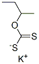 potassium O-sec-butyl dithiocarbonate结构式