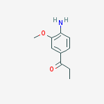 Structure of 1-(4-Amino-3-methoxyphenyl)-1-propanone