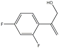 2-(2,4-二氟苯基)-2-丙烯-1-醇结构式