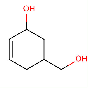 Structure of 3-Cyclohexene-1-methanol, 5-hydroxy-, cis-