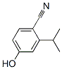 Structure of Benzonitrile,4-hydroxy-2-(1-methylethyl)-