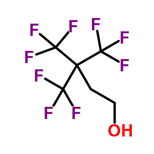 Structure of 3,3-BIS(TRIFLUOROMETHYL)-4,4,4-TRIFLUOROBUTAN-1-OL